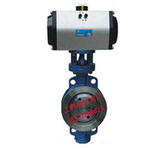 D673H气动对夹硬密封蝶阀